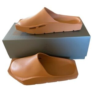 Jordan Platform Hex Mule Amber Brown